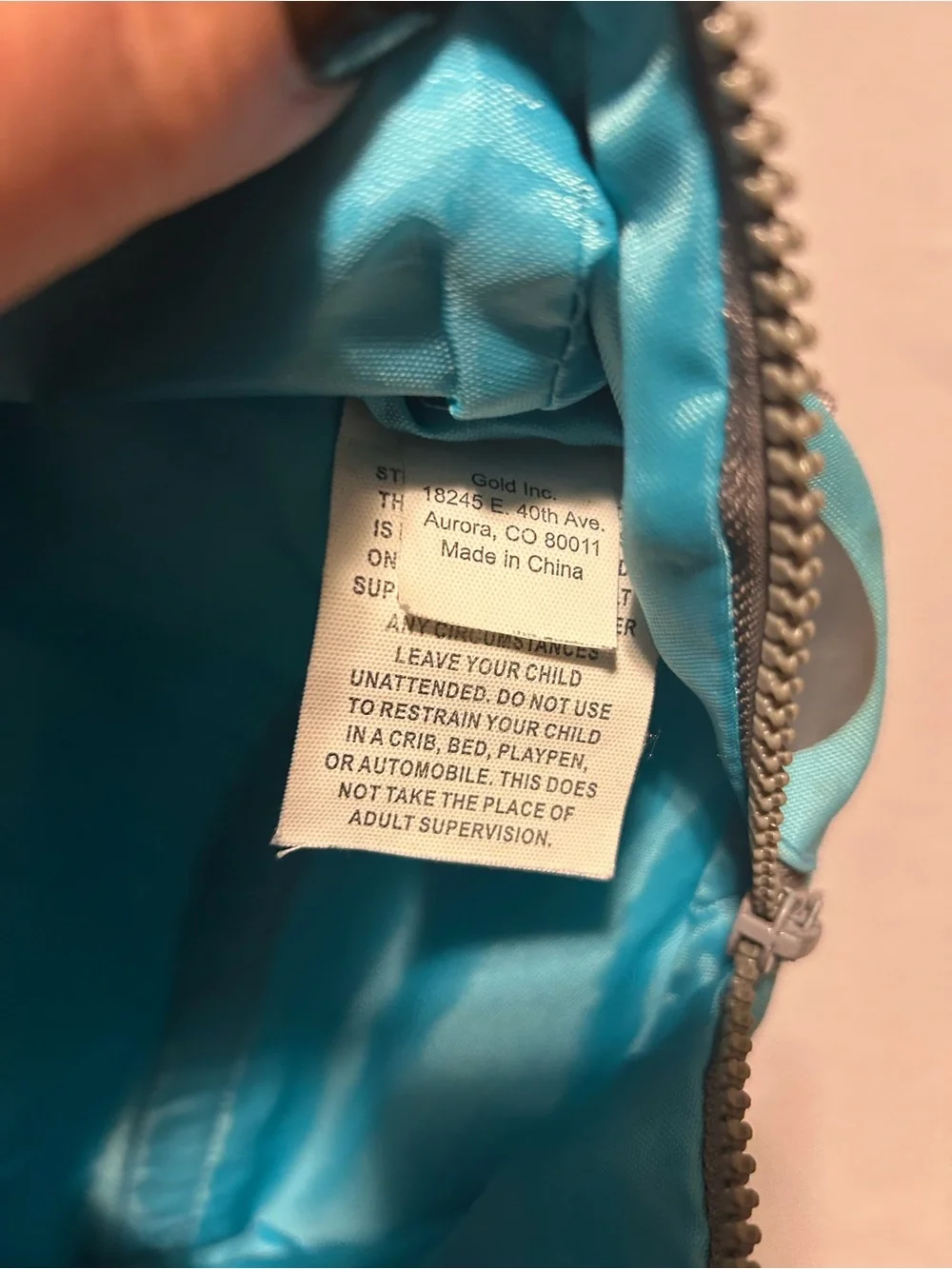 Dino Spike Backpack little kid - Teal & Yellow